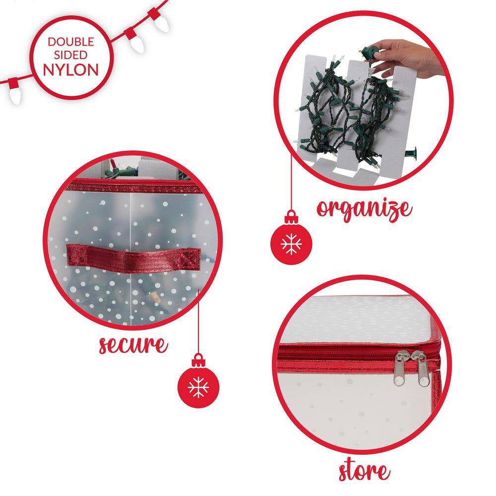 Christmas Light Organizer in Red