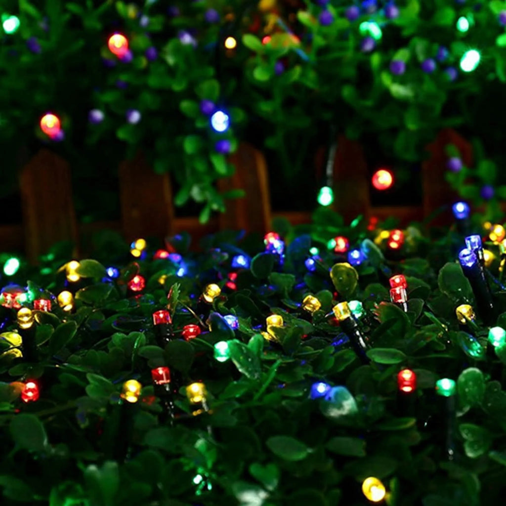 98Ft 300 LED Christmas Lights Outdoor Indoor Green Wire Twinkle Christmas Tree String Lights, Muiticolor